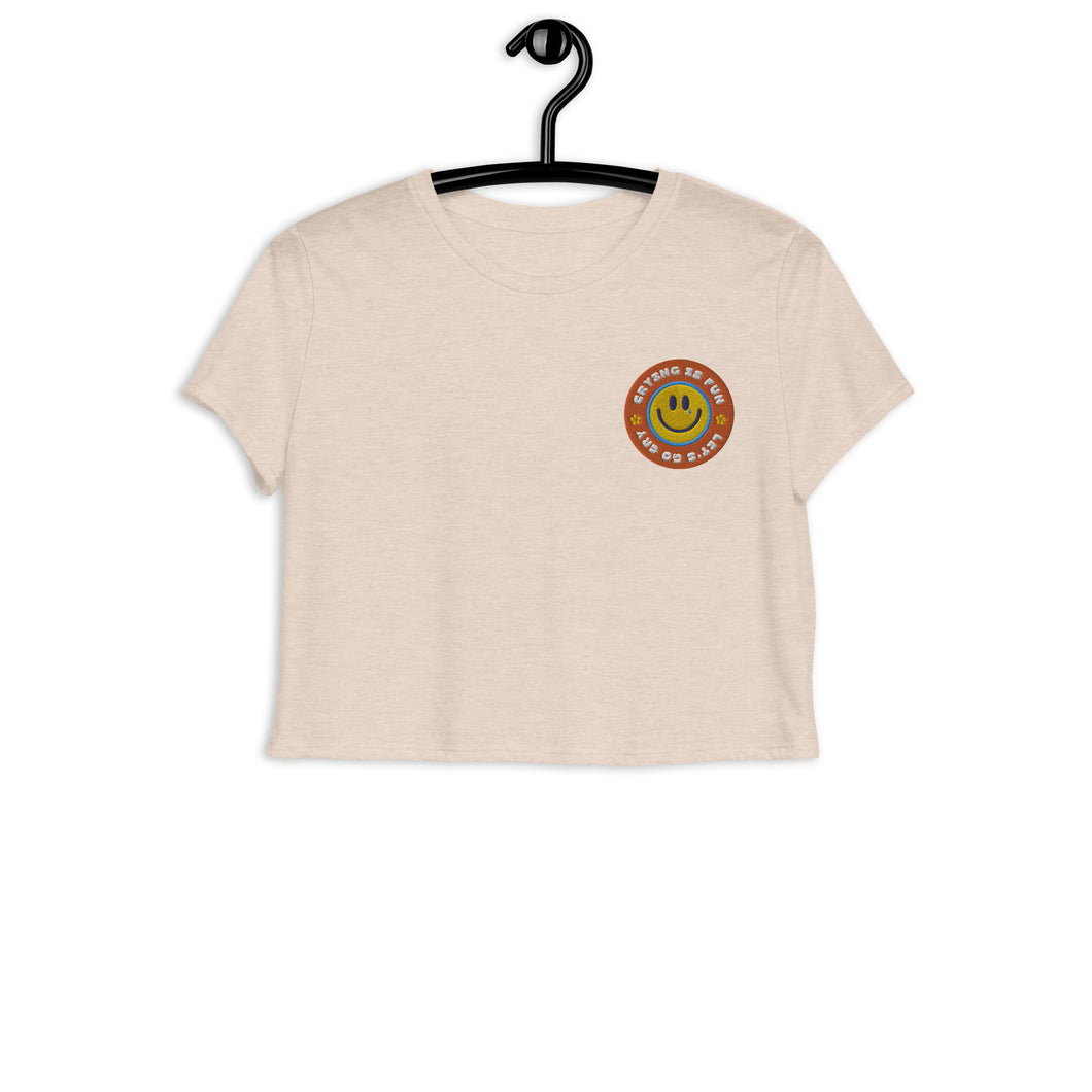 Crying is Fun Crop Top